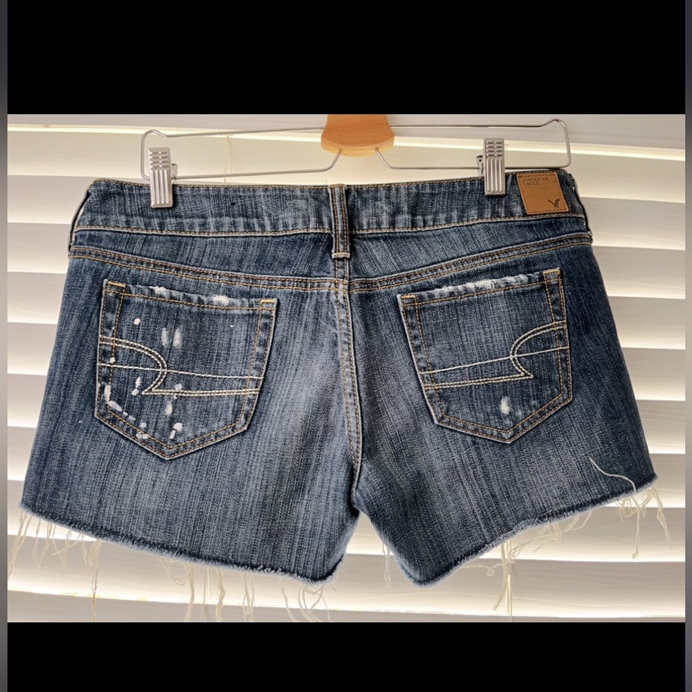 Size 10, American Eagle Outfitters, blue, denim shorts